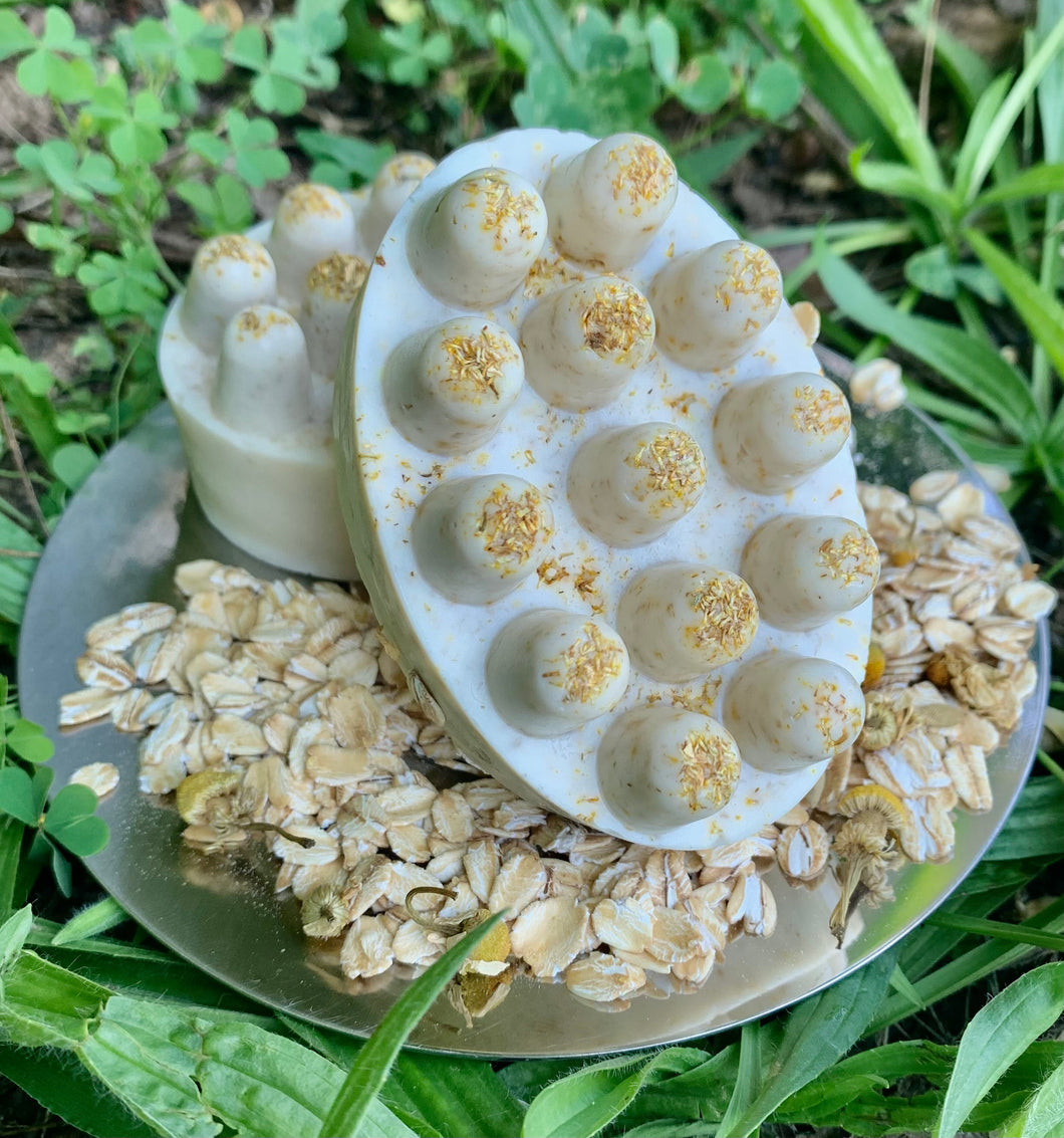 Oatmeal and Chamomile Dog Shampoo Bar